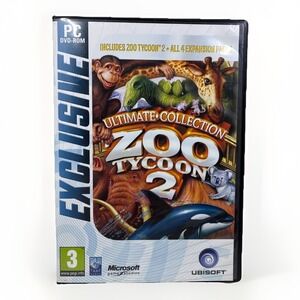 Zoo Tycoon 2: Ultimate Collection (PC, 2008) *Disc 1 & 2 Only* Missing Disc 1